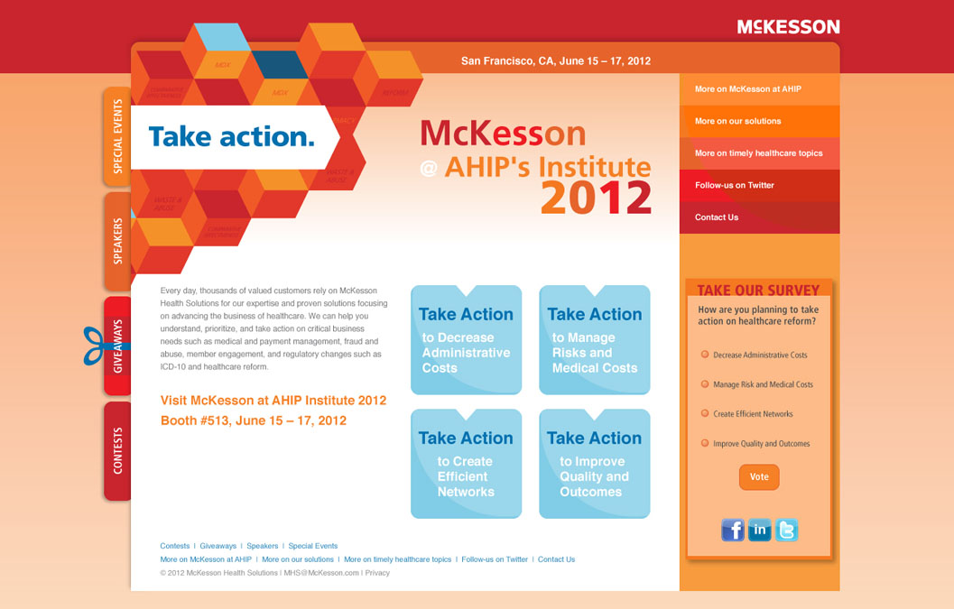 McKesson' AHIP Event