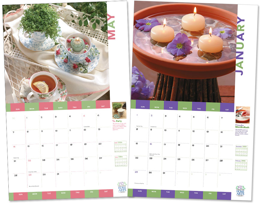 Home Arts Calendar